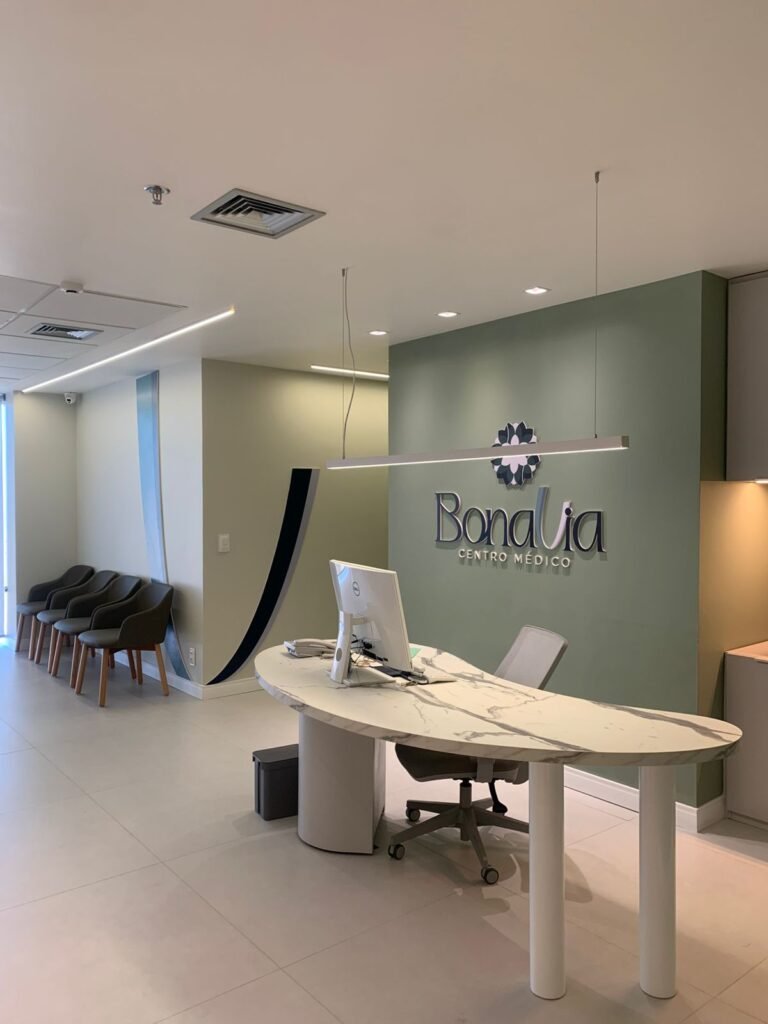 Recepção do BonaVia Centro Médico - Clínica em Recife